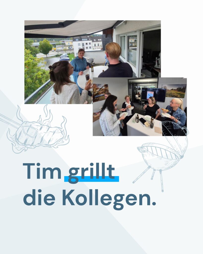 Social Media Beitrag: Gasbrenner statt Geburtstagskerzen. 🔥