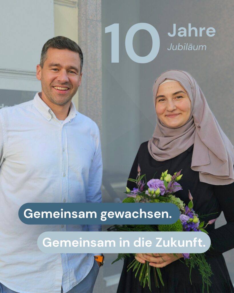 Social Media Beitrag: Heute dürfen wir mit unserer Kollegin Hediye feiern, denn si